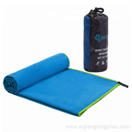 Quick drying microfiber towel sport towel with bag